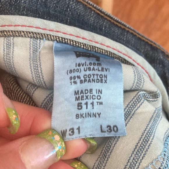 Men’s Levi’s , skinny 511 jeans, size3/30 - Picture 8 of 14